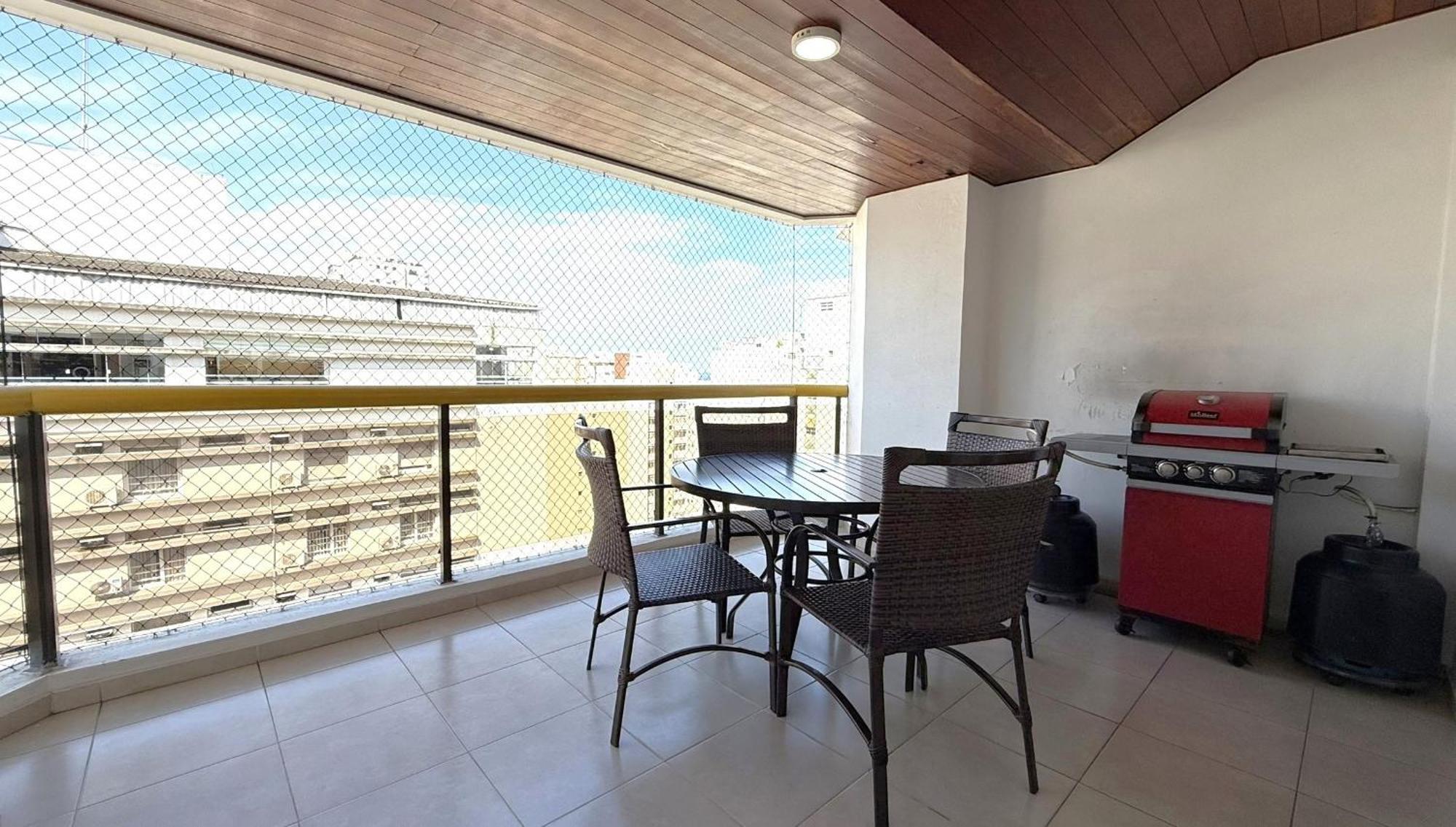 Flat A 1 Quadra Da Praia Das Pitangueiras - Ar Condicionado - 6 Pessoas Guarujá Exterior foto